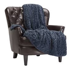 Weighted blankets are trending right now because of their health and comfort benefits. Faux Fur Navy Blankets Throws You Ll Love In 2021 Wayfair