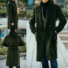 Buy Dark Green Wool Coat Online Shopping At Dhgate Com