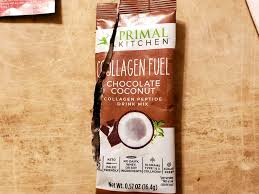 Collagen is extremely beneficial for hair, skin, and nail health as well as bone and joint support. Primal Kitchen Collagen Fuel Chocolate Keto Primal Kitchen