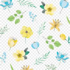Violet, indigo, blue and green, yellow, orange and red; Blue Watercolor Flowers Png Download 5001 5001 Free Transparent Watercolor Painting Png Download Cleanpng Kisspng