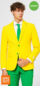 Green And Gold Australia Suit Green And Gold Suit Opposuits Geel Heren Groen