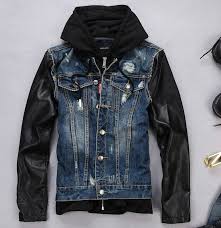 Pin On Hooded Denim Jacket