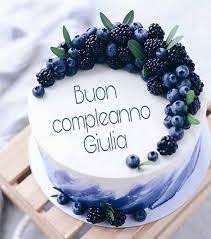 Buon Compleanno Giulia Buon Compleanno Idee Torta Torte