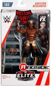 Wwe mattel basic action figures. Chase Variant Gold Standard Shelton Benjamin Wwe Elite 63 Wwe Toy Wrestling Action Figure By Mattel Wwe Elite Shelton Benjamin Wwe