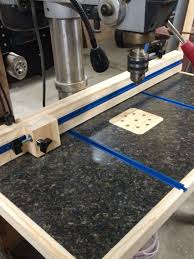 My Drill Press Table With In Table Dust Collection Drill Press Table Drill Press Woodworking Drill Press