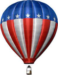 Red White And Blue Hot Air Balloon Hotairballoon Hot Air Balloon Image Credit God0fgraphics08 On W Air Balloon Hot Air Ballon Hot Air Balloon Rides