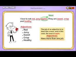 Please choose from the grammar areas. Adjectives Grammar Lesson For Grade 3 Youtube