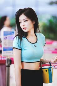 Shop online for a great range of women's sweaters in a wide choice of colors, cuts and materials. Rib Knit Crop Top Jennie Blackpink K Fashion At Fashionchingu