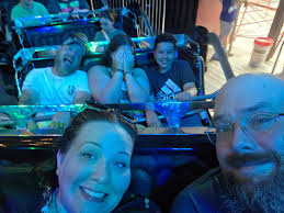 July 8th- rainy, humid and hot. Made the best of the nearly empty park!