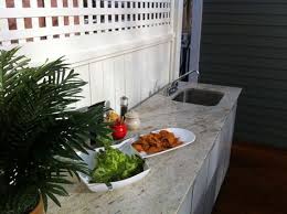 Ikea Glass Aluminum Cabinets Granit Counters For Our Exterior Kitchen Terrasse