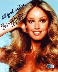 Susan Anton Goldengirl "All Good Wishes" Signed 8x10 Vertical Photo BAS  #BM57226