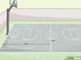 Basketball #court #diy diy basketball half court using available tools, watch the full video and learn how to build a basketball. How To Make A Basketball Court With Pictures Wikihow