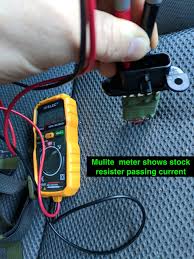 It will usually be low enough (under 30 ω) for the audible continuity indicator to sound. Resistor Blower Motor Or Wiring What S Going On Tacoma World