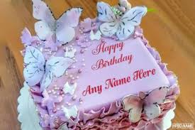 At 10 pm that night, i got out of bed in a huff and made my own cake. Happy Birthday Cakes With Name