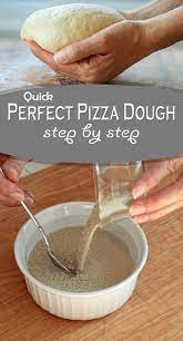 Quick Perfect Pizza Dough Step By Step Pizza Oven Reviews Recipe And Tips Recipe Perfect Pizza Dough Pizza Dough Pizza Recipes Dough