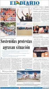 Epa colombia confesó lo que vive tras ser diagnosticada con un trastorno psicológico. Newspaper El Diario Bolivia Newspapers In Bolivia Saturday S Edition January 13 Of 2018 Kiosko Net
