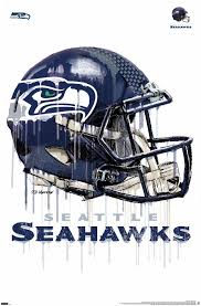 Product title dk metcalf seattle seahawks autographed riddell spee. Nfl Seattle Seahawks Drip Helmet 20 Poster Walmart Com Walmart Com