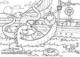 Get up close and personal with this silly monster alphabet as they help your little learner master the abc's. Monsters Coloring Page Coloring Home