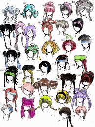 See more ideas about anime hair, chibi hair, how to draw hair. Cute Anime Girl Hairstyles Drawings Free Image Download