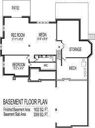 2 Story House Floor Plans 6 Bedroom Craftsman Home Design With Basement Basement House Plans Bungalow House Plans House Plans 2 Storey