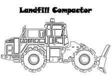 Caterpillar equipment coloring pages template. Printable Construction Equipment Kids Page Louisiana Cat
