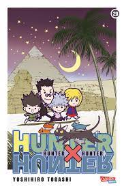 The chapters of the manga series hunter × hunter are written and illustrated by yoshihiro togashi and published by shueisha in the japanese magazine weekly shōnen jump. Hunter X Hunter Band 20 Amazon De Togashi Yoshihiro Yamada Hiro Bucher