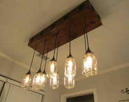 Dining Room Chandeliers Lowes Rustic Light Fixtures Jar Ceiling Light Rustic Lighting