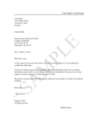 Sample bank letter _____ your bank letterhead name of your bank address city and country date (the date must be within the last 6 months) intensive english institute florida atlantic university 777 glades road, ceh (31d) boca raton, fl 33431 usa re: Your Bank S Letterhead
