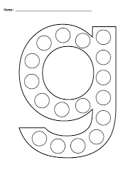Letter G Do A Dot Printables Uppercase Lowercase Letter G Crafts Letter A Crafts Do A Dot