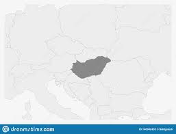 Europa central y oriental mapa. Mapa De Europa Com O Mapa Destacado De Hungria Ilustracao Do Vetor Ilustracao De Hungarian Curso 146942433