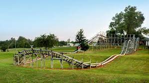 Is That A Roller Coaster In Your Backyard Diy Backyard Roller Coaster Backyard Playground