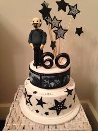 With tart, people can put the decorations. Male 60th Birthday Black And White Cake 60th Birthday Cakes Birthday Cakes For Men Birthday Cake