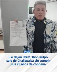 Y la lucha contra la criminalidad? El cabecilla histórico de 'Los Pulpos', Jhon Smith Cruz Arce, alias 'Jhon Pulpo' acaba de salir de prisión sin cumplir los 25 años de cárcel a