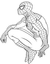 Spiderman Da Colorare Gratis