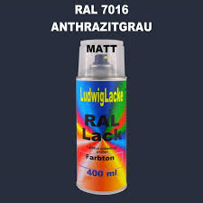 Таблица цветов ral основные цвета. Ral 7016 Anthrazitgrau Matt 400 Ml 1k Spray Autolackshop Ludwiglack 5 95