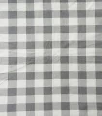 There is no fee or shipping charge for swatch requests. Anti Pill Plush Fleece Fabric White Gray Buffalo Check Joann