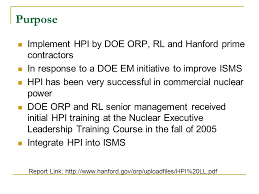 hanford human performance improvement lessons learned report