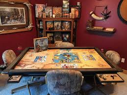 Pin By Tom Pepper On Game Table Board Game Table Game Room Game Room Basement