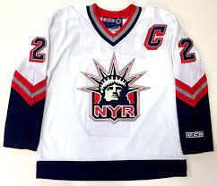 Grab a rangers jersey today! Brian Leetch Original Ccm New York Rangers White Liberty Jersey Large Game Used Nhl Jerseys At Amazon S Sports Collectibles Store