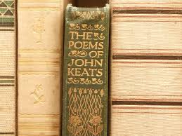 Antique Book 1910s Poetry Book The Poems Of John Keats Etsy Poetry Books Romantic Poems Poems