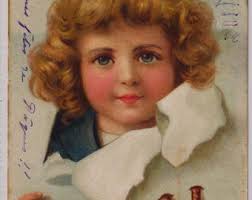 Molly BRETT, Vintage Artist Postcard, Little MOUSE, LADYBIRD, Primroses and  White Celandine, What Lovely Spots! Medici Society, C1980