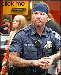 Police tattoos may also be inked as a way to commemorate the sacrifices made by fallen comrades, or perhaps to speak to the enduring. Tattooed Motorcycle Police Bme Tattoo Piercing And Body Modification News