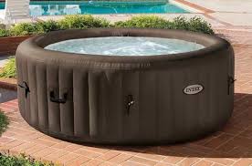 Intex Pure Spa 4 Person Inflatable Portable Heated Jet Message Hot Tub Inflatable Hot Tubs Inflatable Hot Tub Reviews Hot Tub