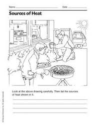 Sources Of Heat Worksheet Sources Of Heat Science Worksheets Heat