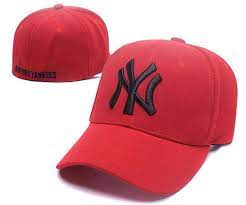 Mlb Ny Yankees Stretch Fitted Baseball Caps Red Only Us 6 00 Follow Me To Pick Up Couopons Fitted Baseball Caps Ny Yankees Baseball Cap