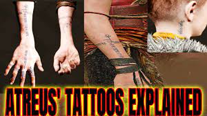 God Of War - Atreus Tattoos Explained - YouTube
