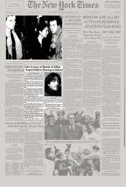 But lennon was a creature of poetic political metaphor, and his. John Lennon Of Beatles Is Killed Suspect Held In Shooting At Dakota Wife Reported Unhurt John Lennon Shot To Death Suspect Is Seized At Dakota Obtained Autograph Earlier Crouching In Archway Continued