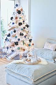 If you don't have a sturdy tabletop on hand, place the tree in a deep, thick. Our New White Christmas Tree A House Full Of Sunshine