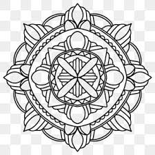 Watercolor flowers wreath in blue color. Round Mandala On White Background Round Mandala Pattern Png And Vector With Transparent Background For Free Download Mandala Round Mandala Mandala Pattern