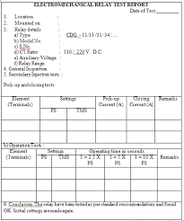 Relay is an electromechanical switch used to control, protect, operate various circuits or system. Sample Test Format Of Electromechanical Relay Download Scientific Diagram